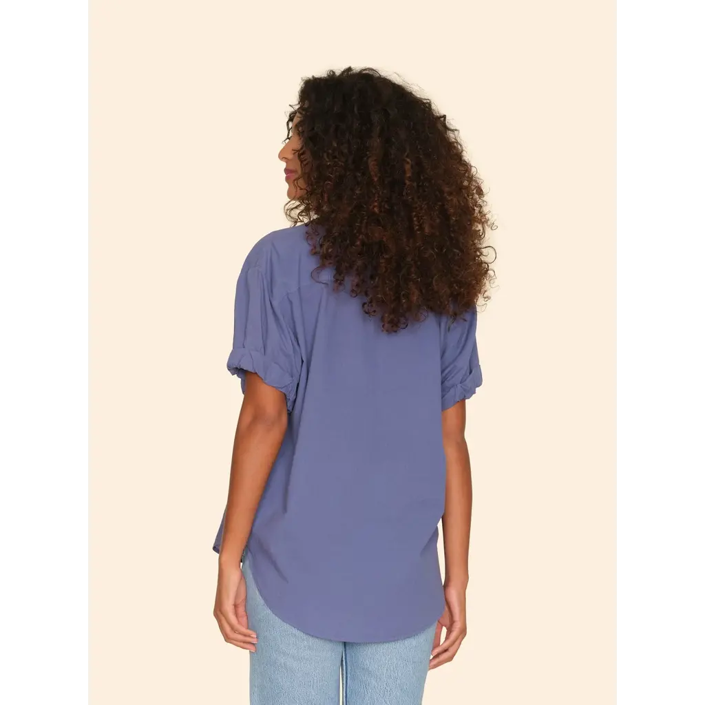 Xírena blouse channing in marlin blue
