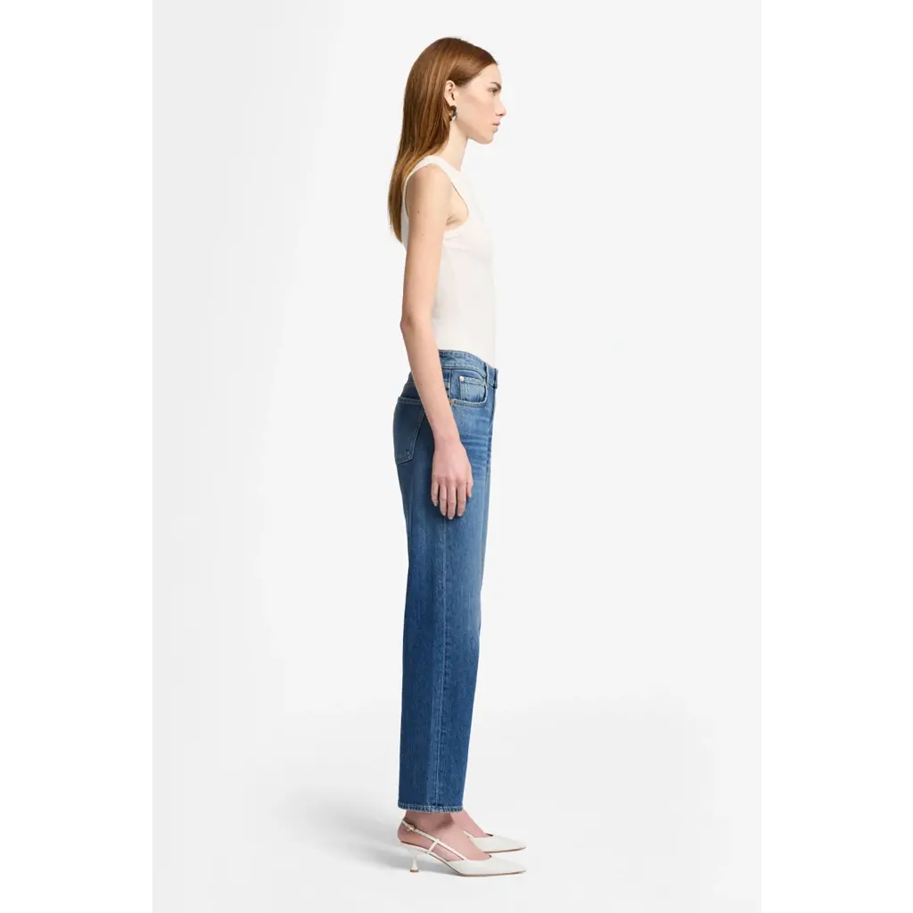 7 for all mankind jeans calie straight in explorer