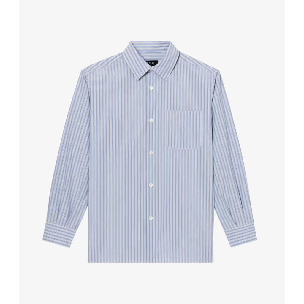 A.P.C. blouse Sela in bleu ciel