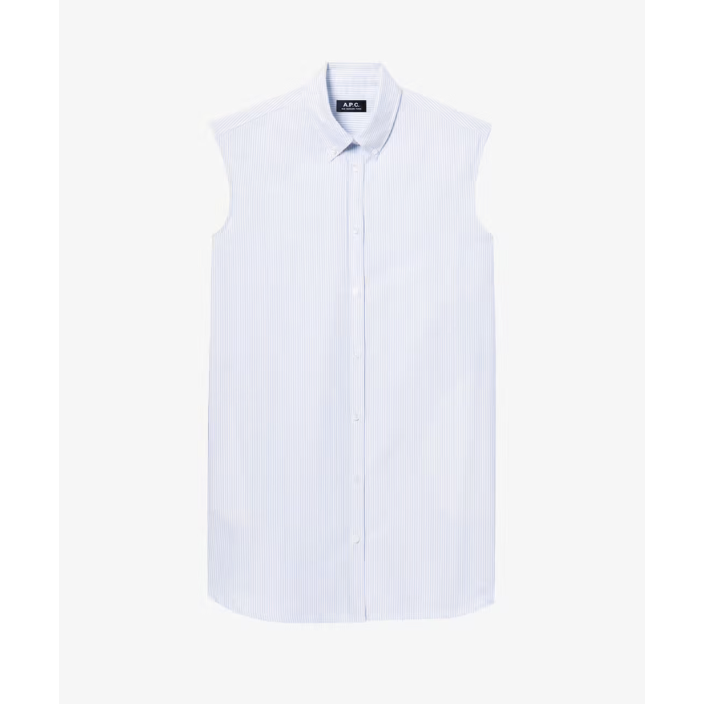 A.P.C. jurk Rina Logo im bleu