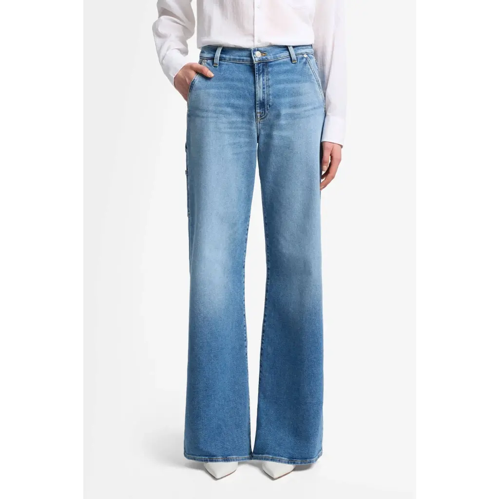 7 for all mankind Lotta jeans in Fancy met carpenter details