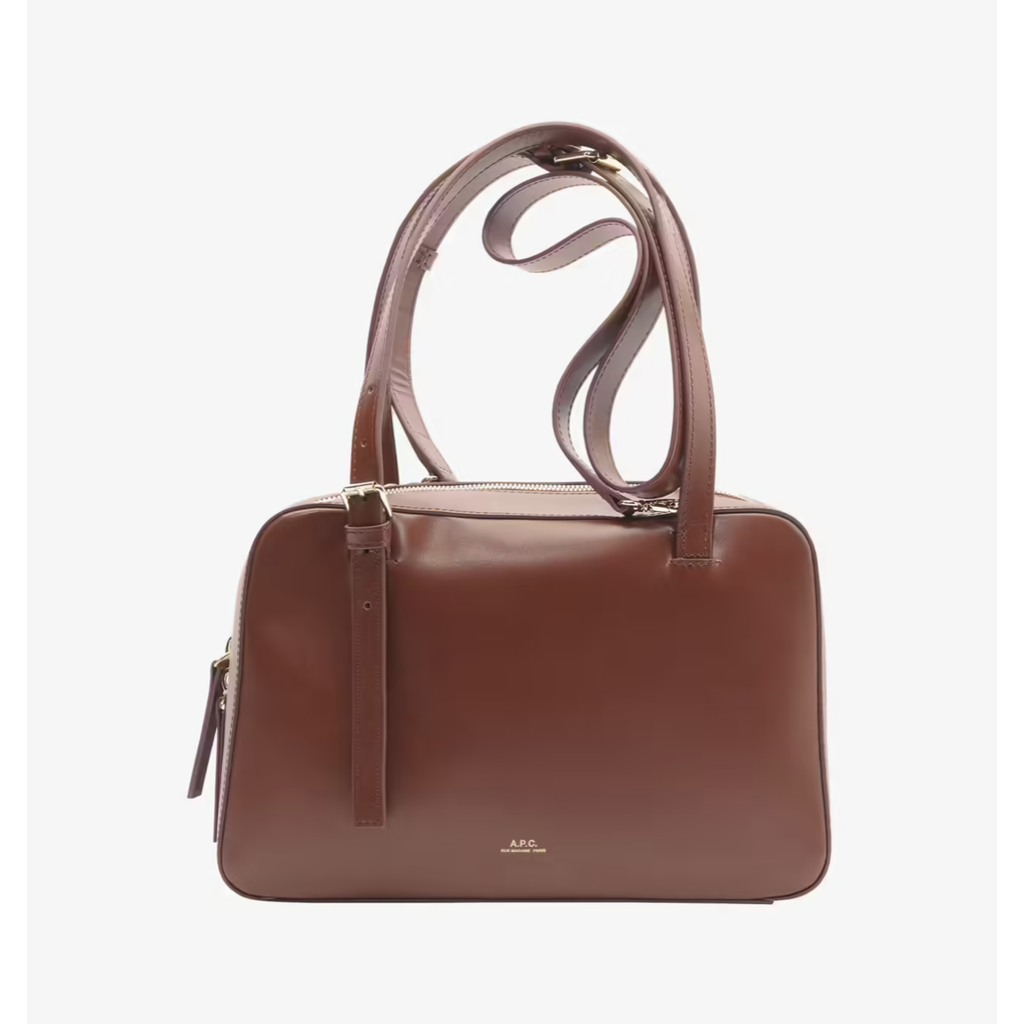 A.P.C. tas Virginie Box in noisette