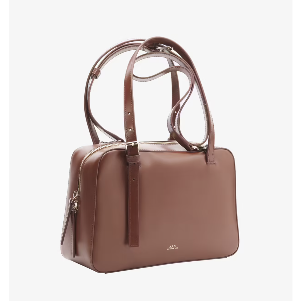 A.P.C. tas Virginie Box in noisette