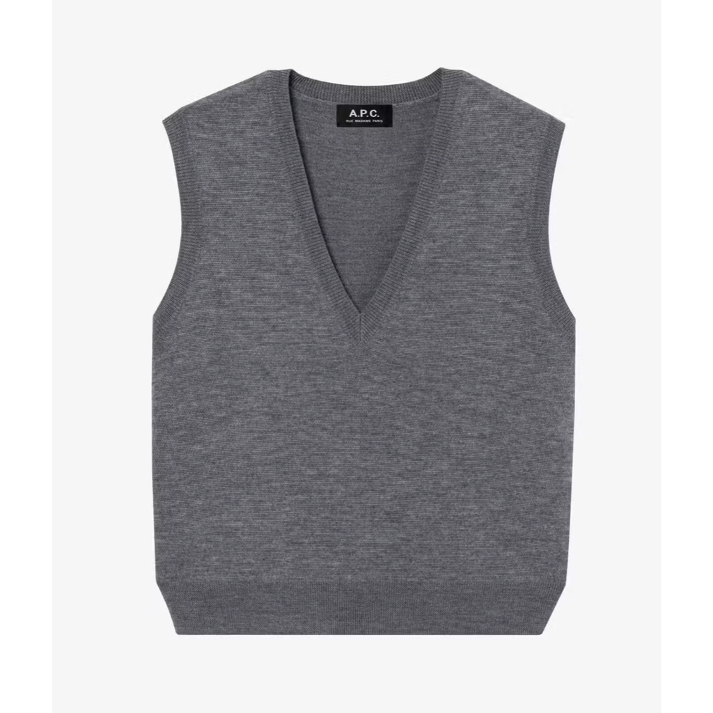A.P.C. spencer/gilet Ilse in antra chine