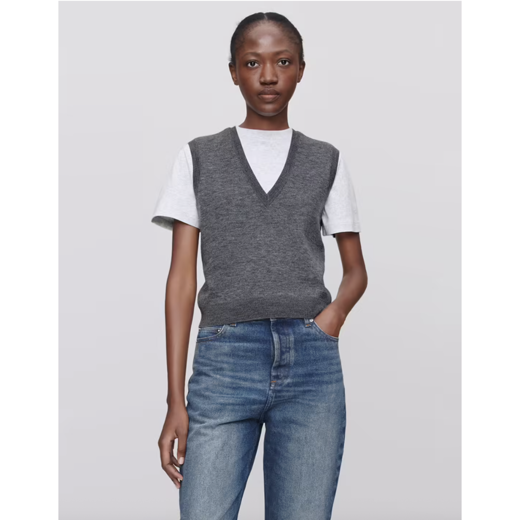 A.P.C. spencer/gilet Ilse in antra chine