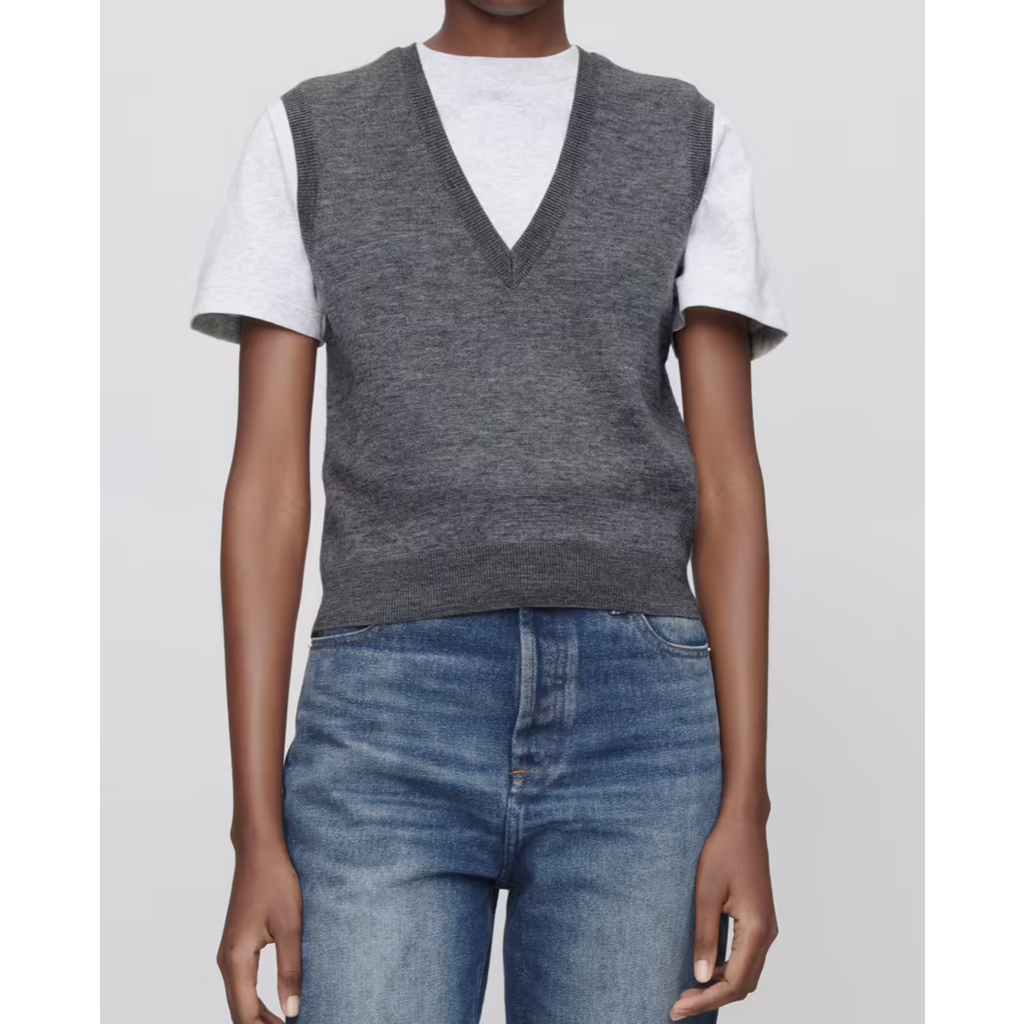 A.P.C. spencer/gilet Ilse in antra chine