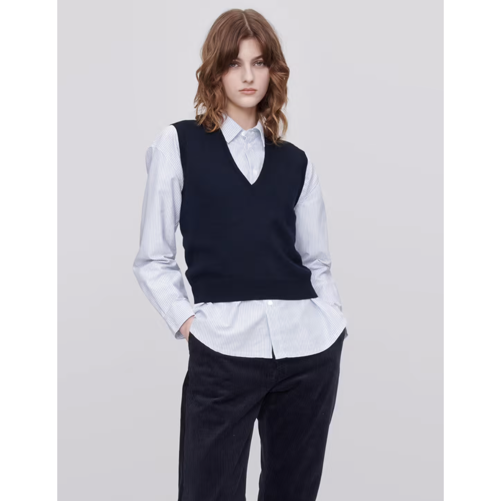 A.P.C. spencer/gilet Ilse in dark navy