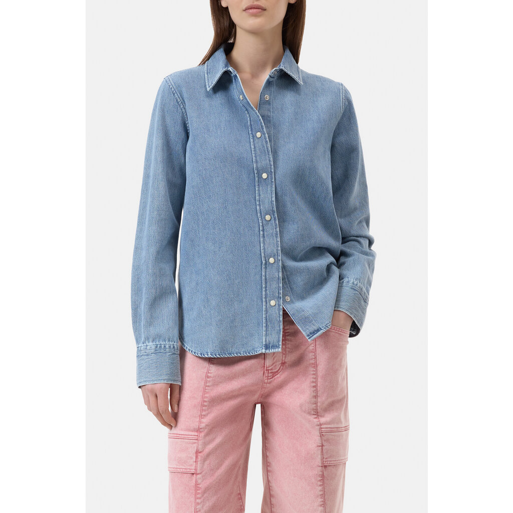 CLOSED classic blouse C94715-16F-3X in light blue