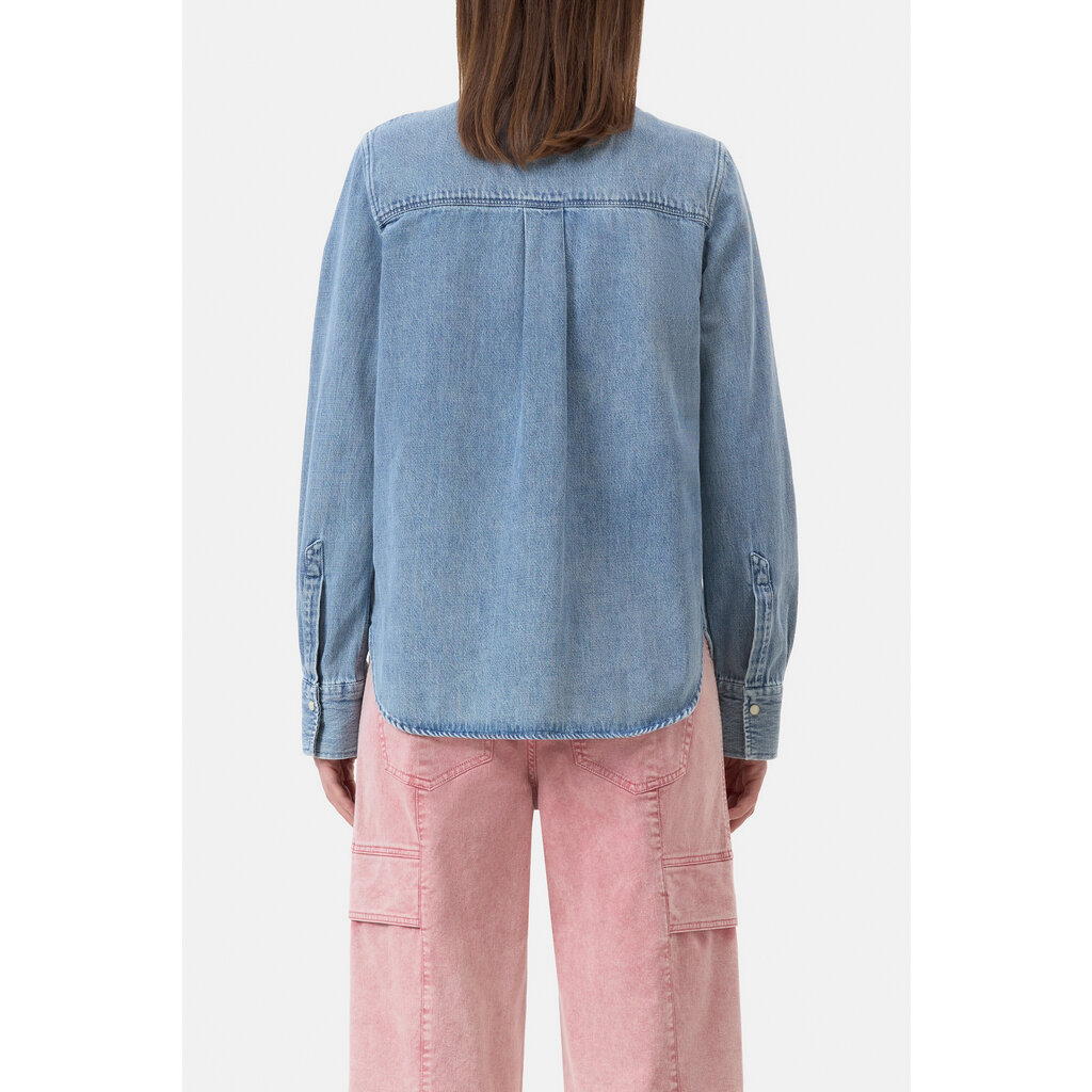 CLOSED classic blouse C94715-16F-3X in light blue