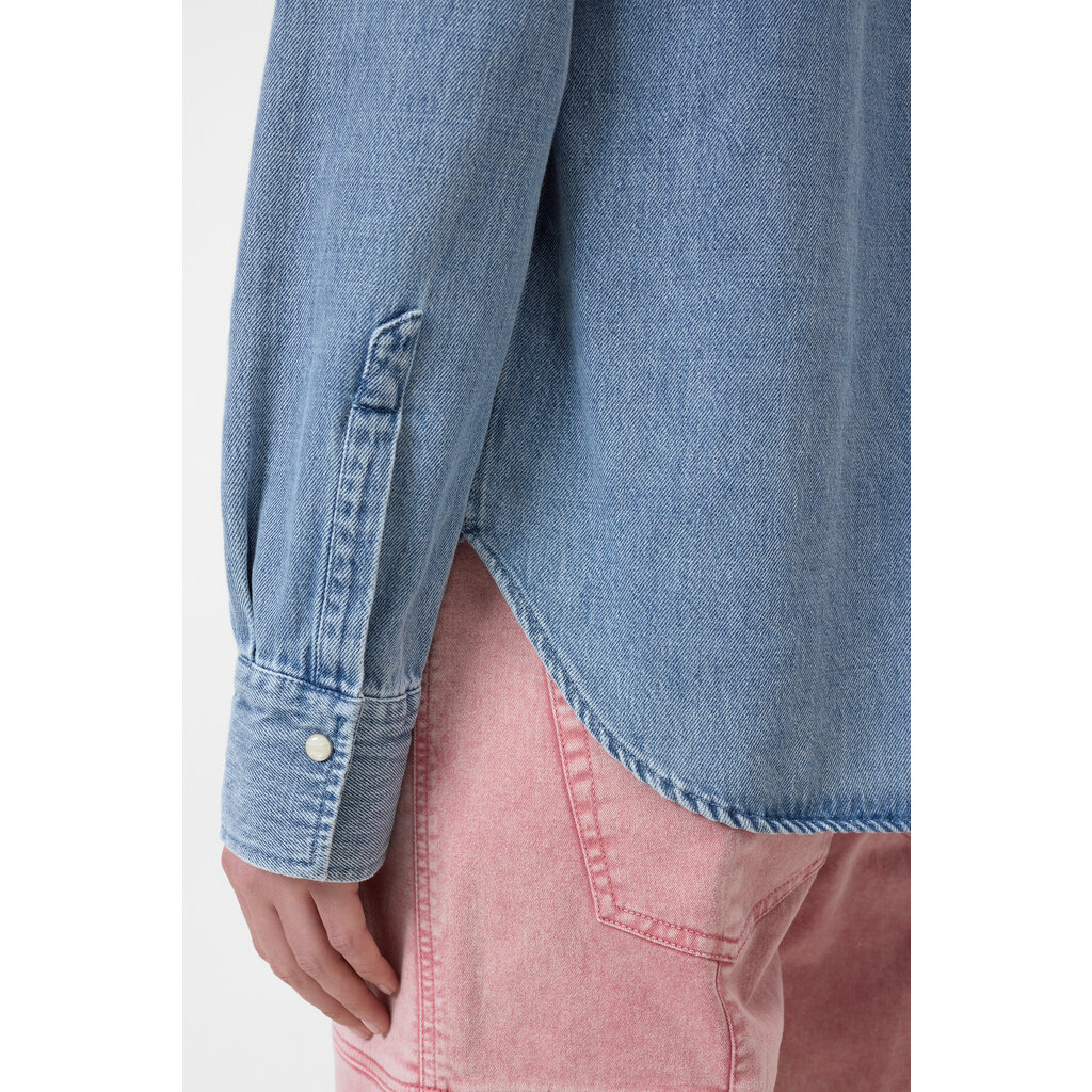 CLOSED classic blouse C94715-16F-3X in light blue