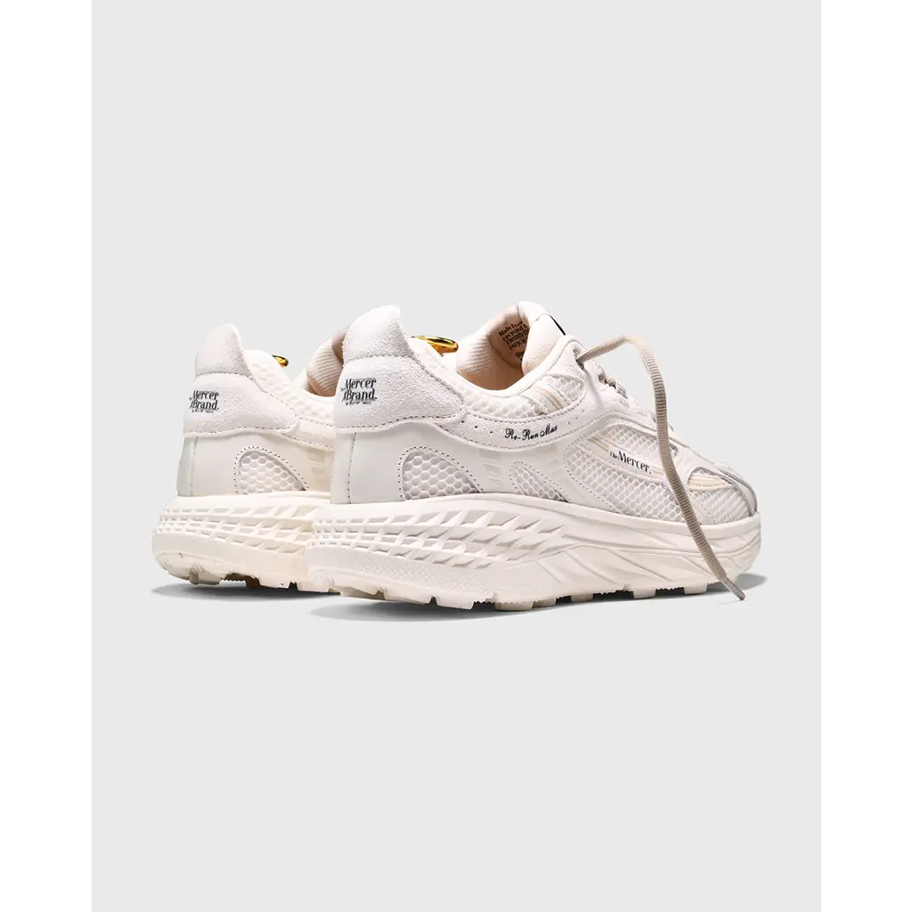Mercer sneaker The Re-Run Max Suede in white