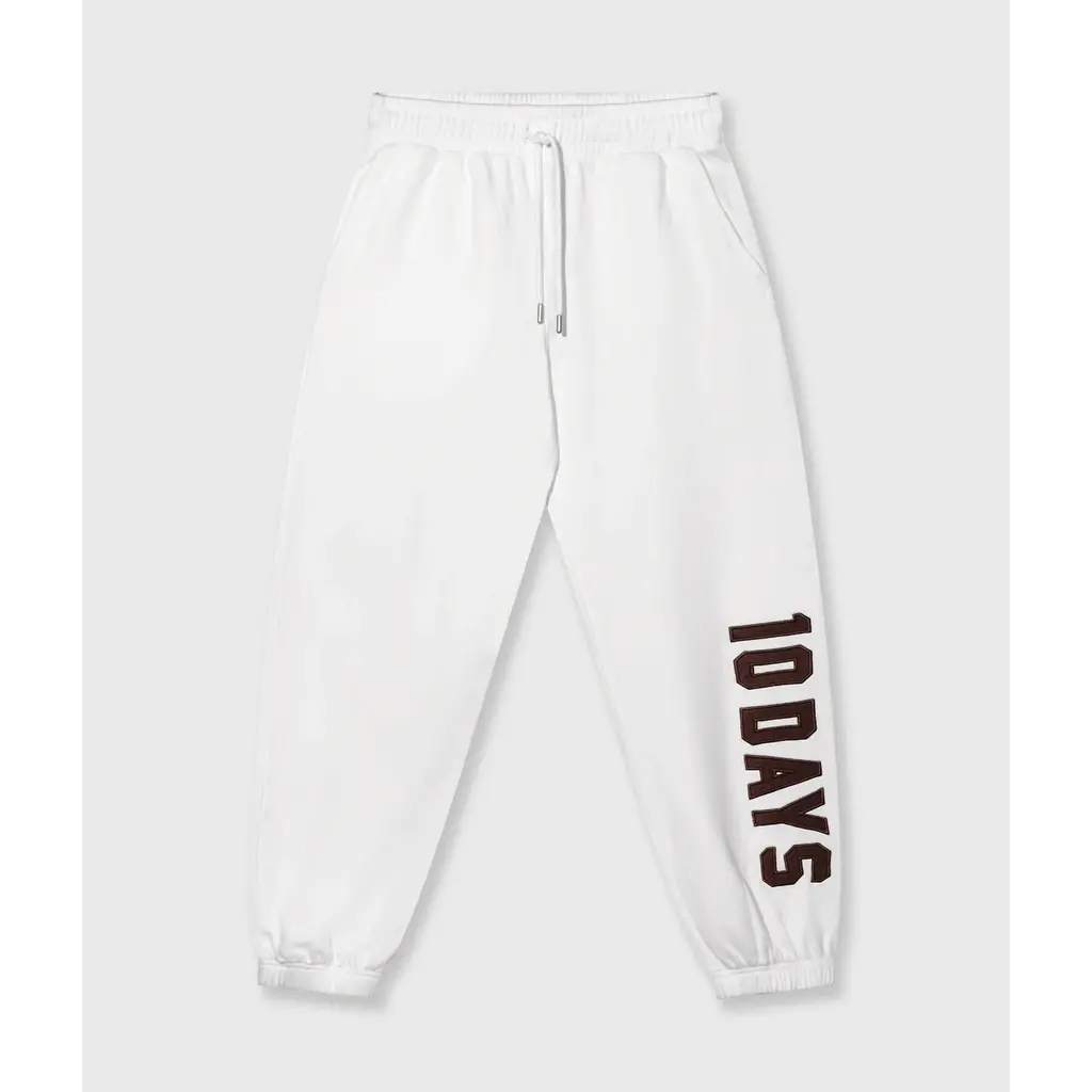 10 Days jogger Bar fleece in ecru