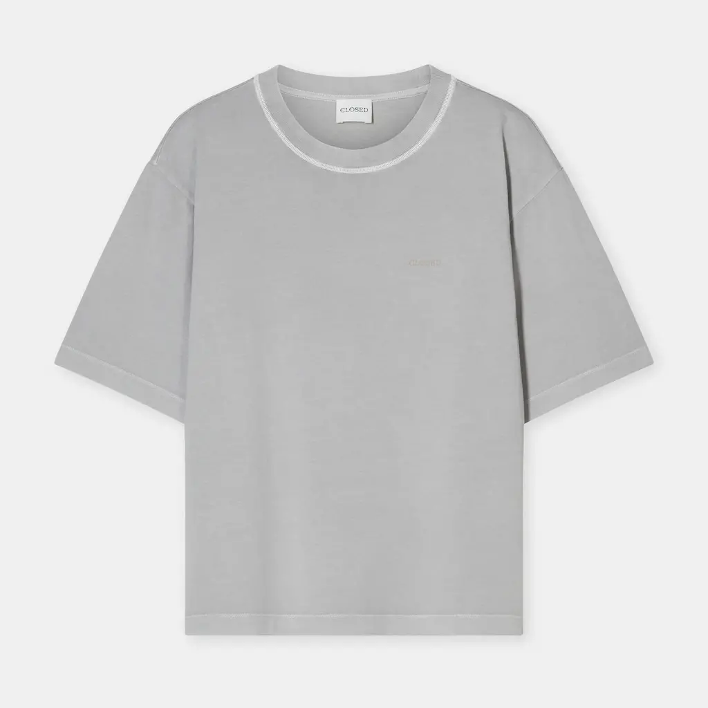CLOSED relaxed t-shirt C95500-44H-13 in mud grey