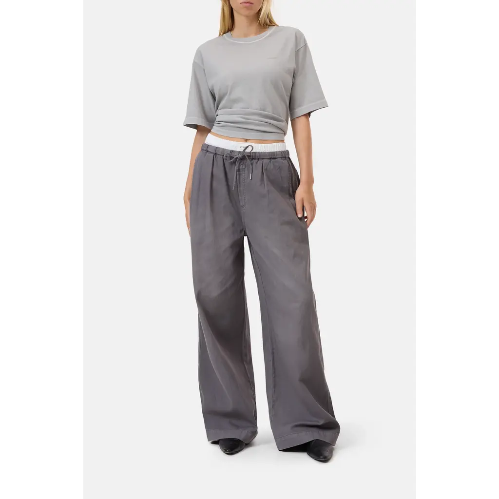 CLOSED relaxed t-shirt C95500-44H-13 in mud grey