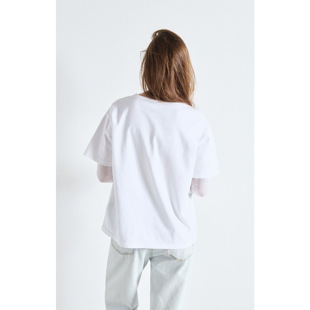 American Vintage t-shirt FIZ02AH25 in blanc
