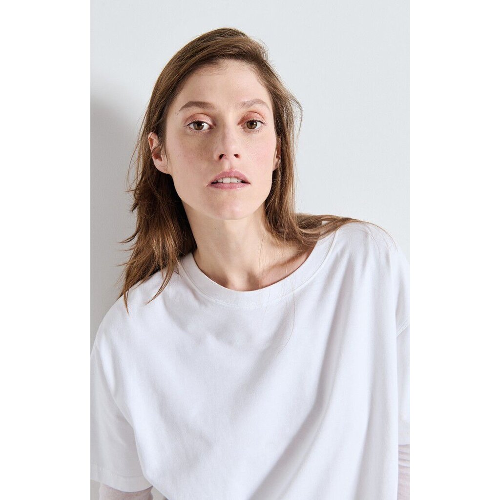 American Vintage t-shirt FIZ02AH25 in blanc