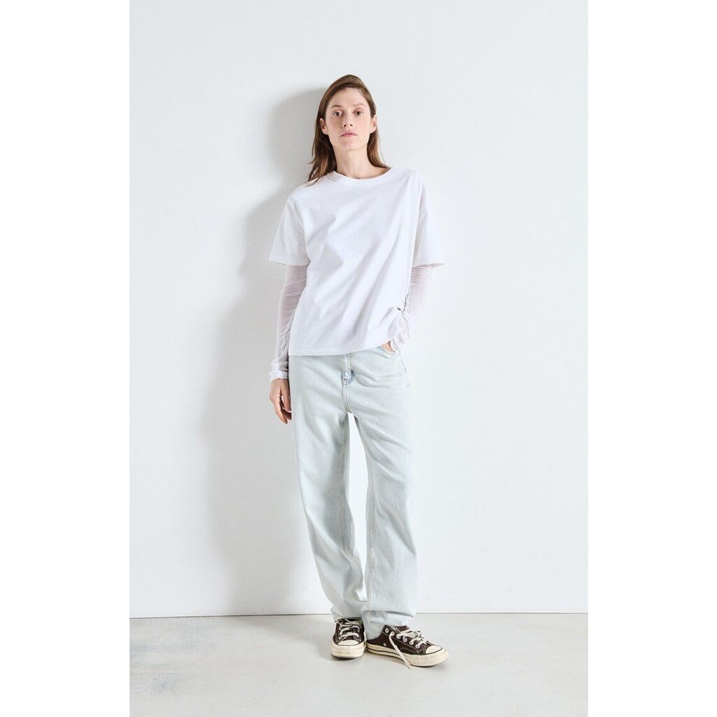 American Vintage t-shirt FIZ02AH25 in blanc