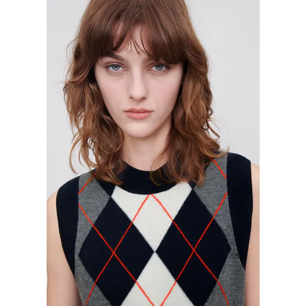 A.P.C. spencer/gilet Pia in dark navy