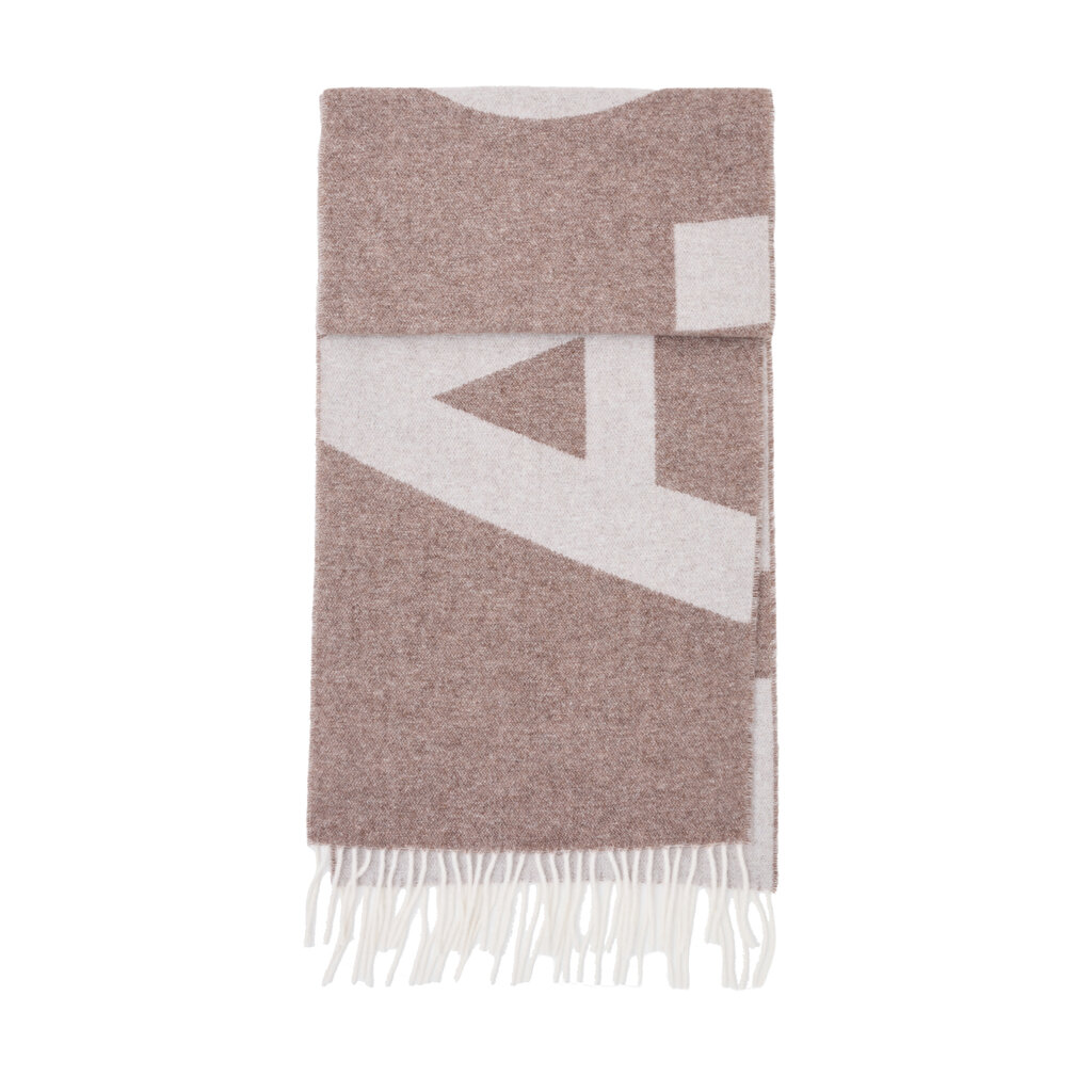 A.P.C. shawl Echarpe Malo in cafe