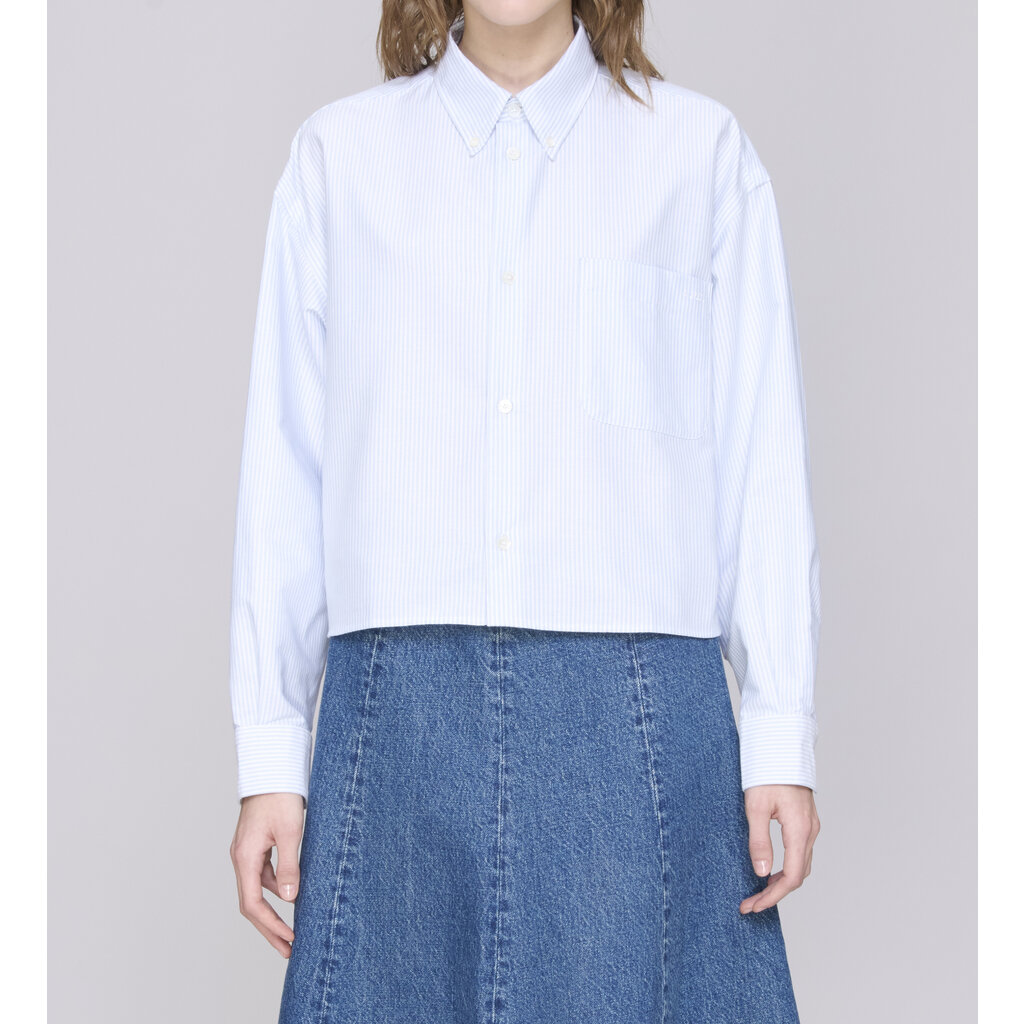 A.P.C. blouse Sophia button down in bleu