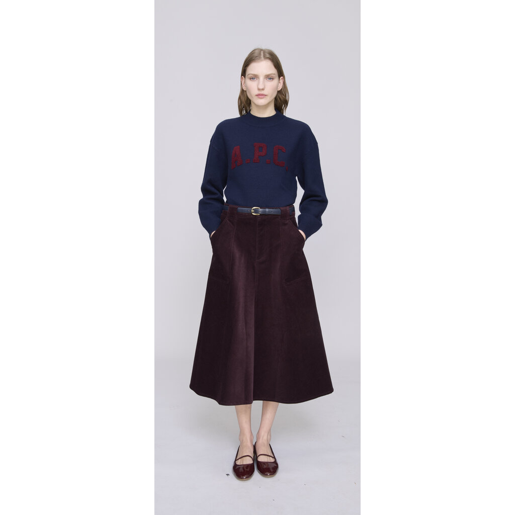 A.P.C. sweater Jada in dark navy