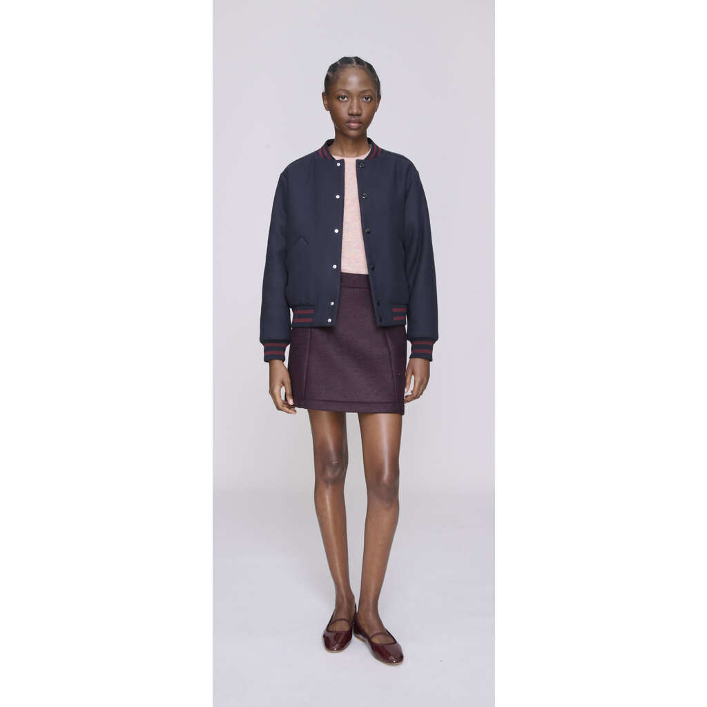 A.P.C. bomber Alizee in dark navy