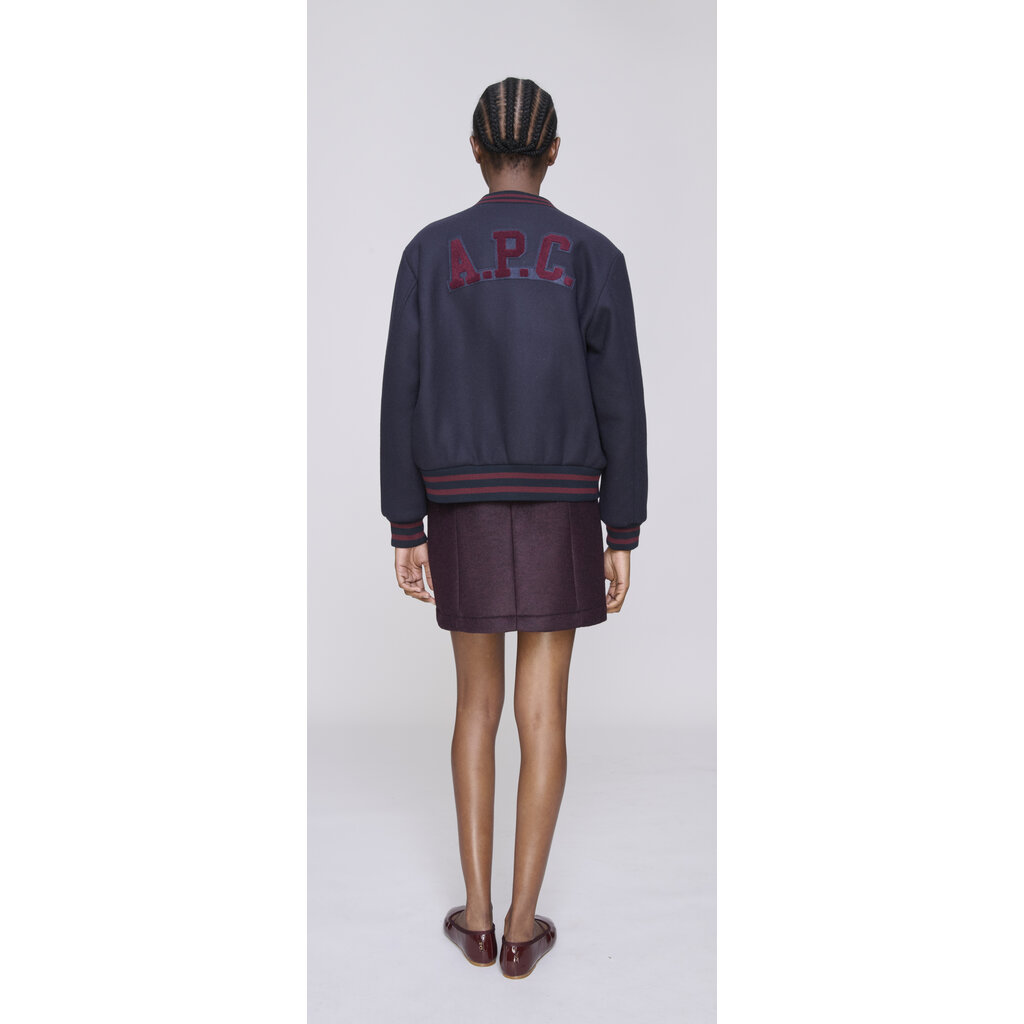 A.P.C. bomber Alizee in dark navy