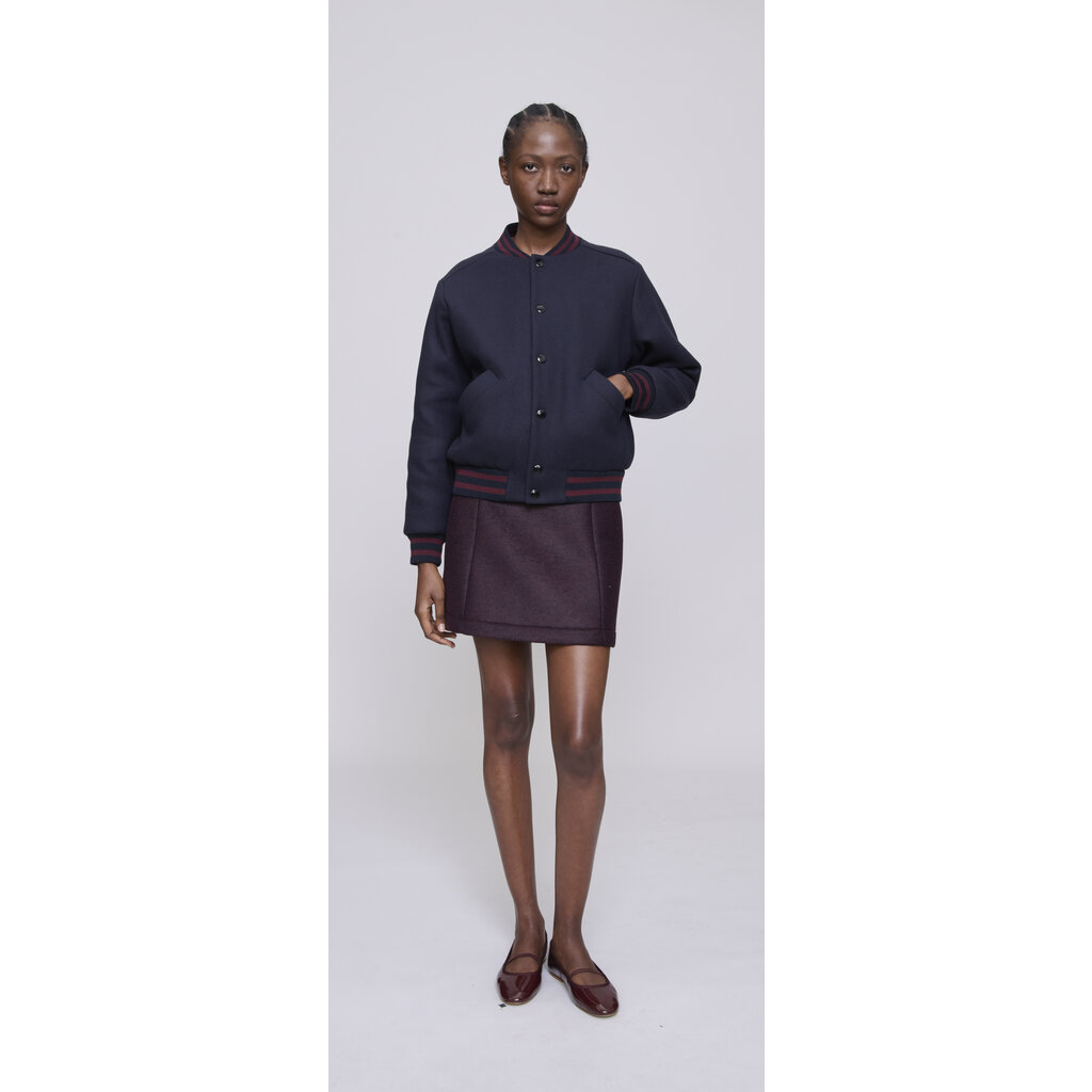 A.P.C. bomber Alizee in dark navy