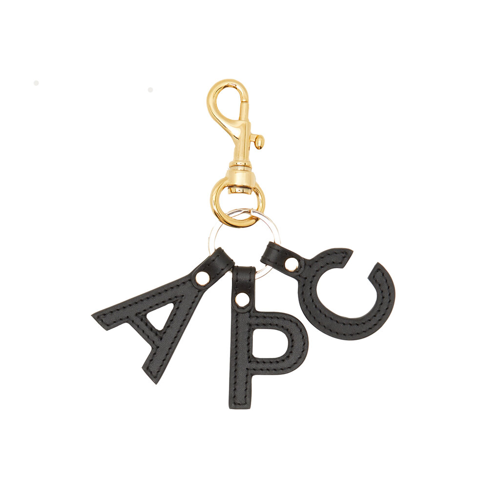 A.P.C. sleutelhanger in noir