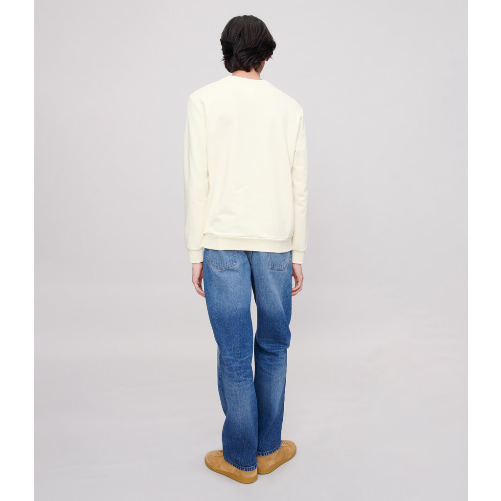 A.P.C. sweater Standard Grand VPC in ecru/bleu