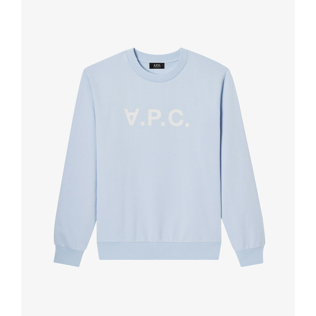 A.P.C. sweater Standard Grand VPC in bleu/blanc