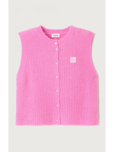 American Vintage East vest mouwloos in rose bubble