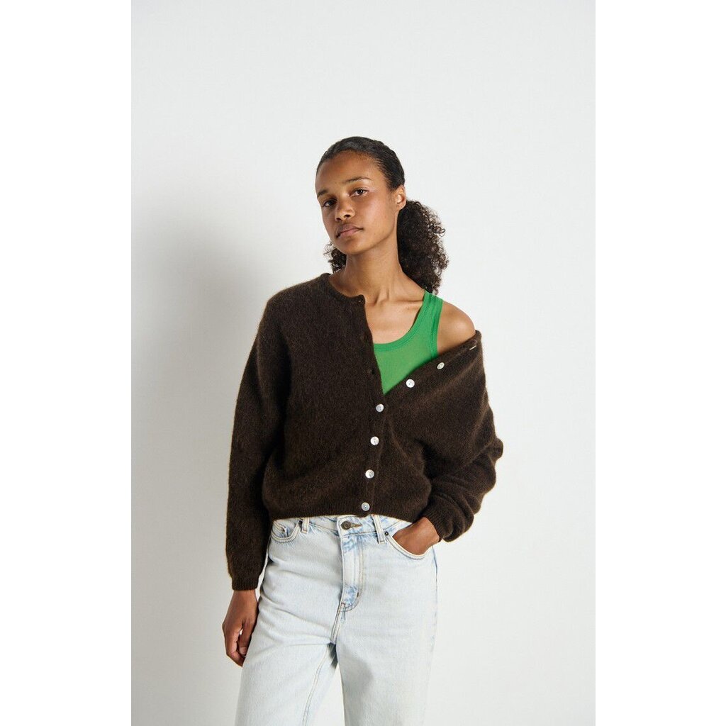 American Vintage vest VITO19EH25 in cafe chine