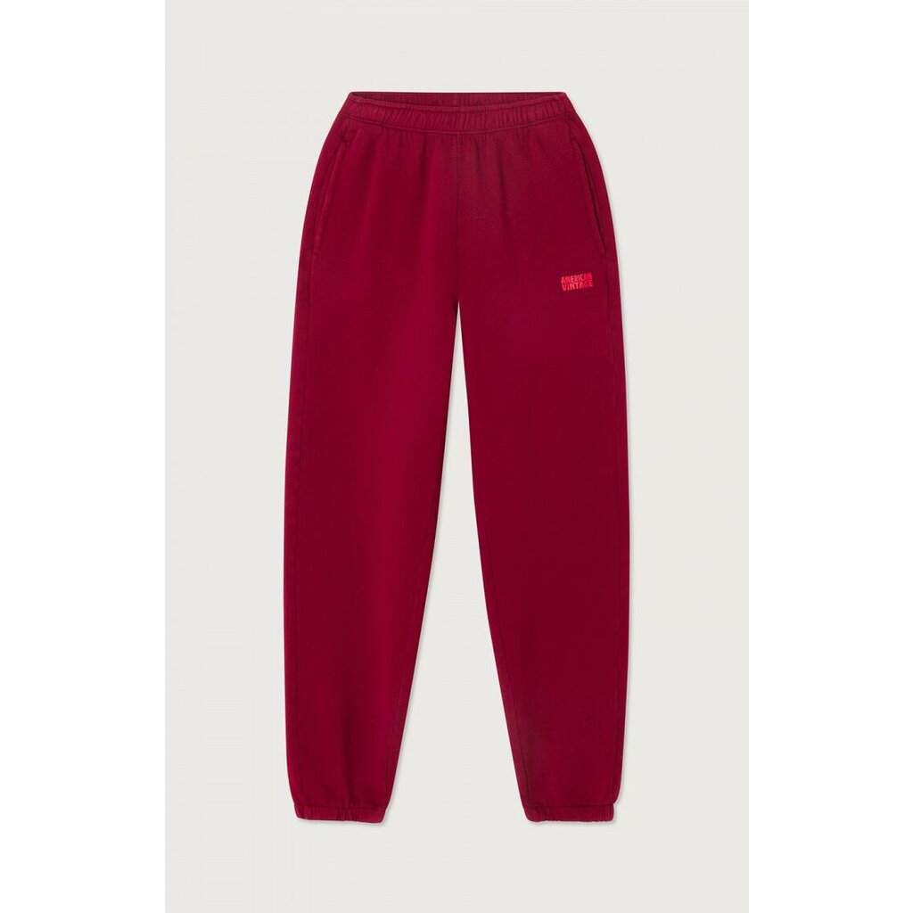 American Vintage sweatpants IZU05BH25 in cerisier vintage