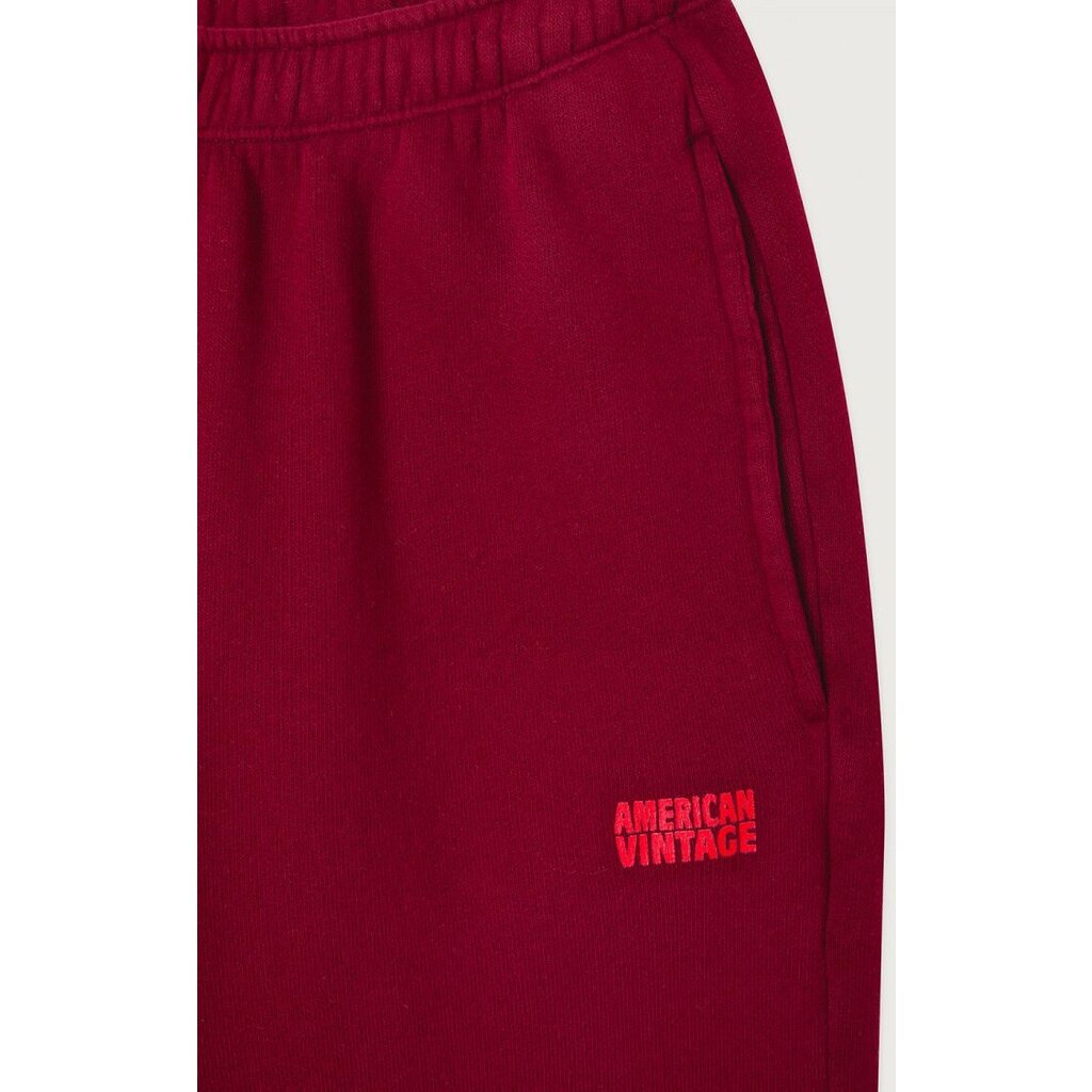 American Vintage sweatpants IZU05BH25 in cerisier vintage