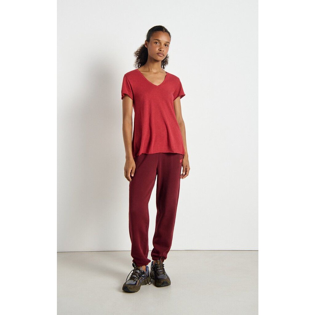 American Vintage sweatpants IZU05BH25 in cerisier vintage