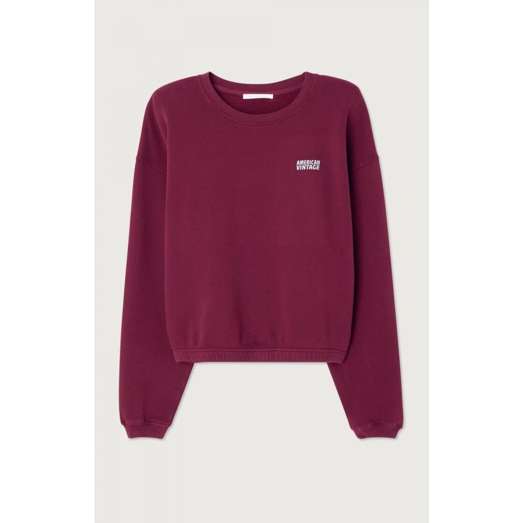 American Vintage sweater IZU03AH25 in cerisier vintage
