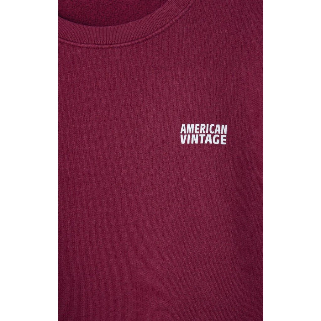 American Vintage sweater IZU03AH25 in cerisier vintage