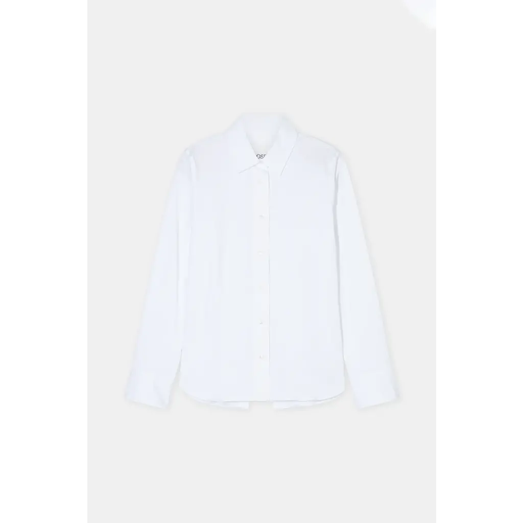 CLOSED blouse met strik detail C94673-252-22 in white