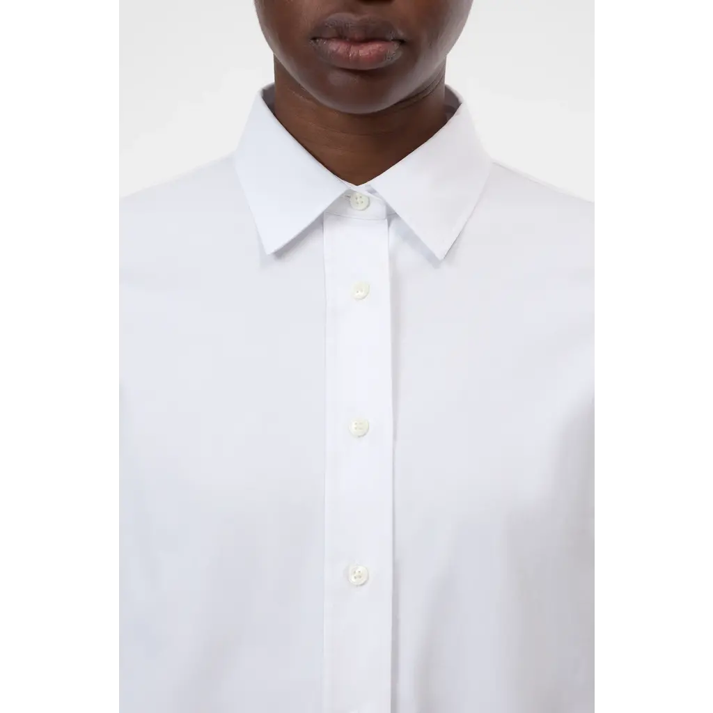 CLOSED blouse met strik detail C94673-252-22 in white