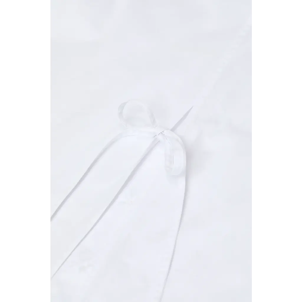 CLOSED blouse met strik detail C94673-252-22 in white