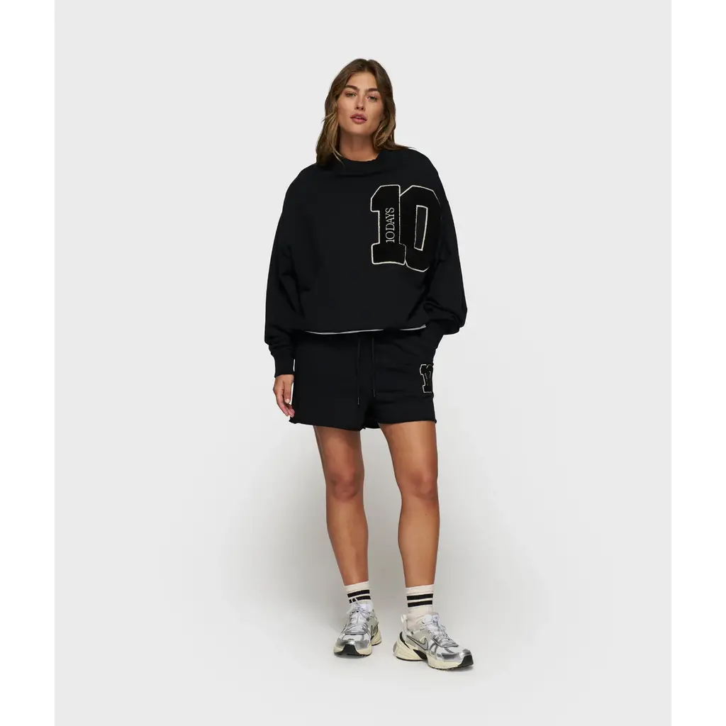 10 Days shorts 10 in black