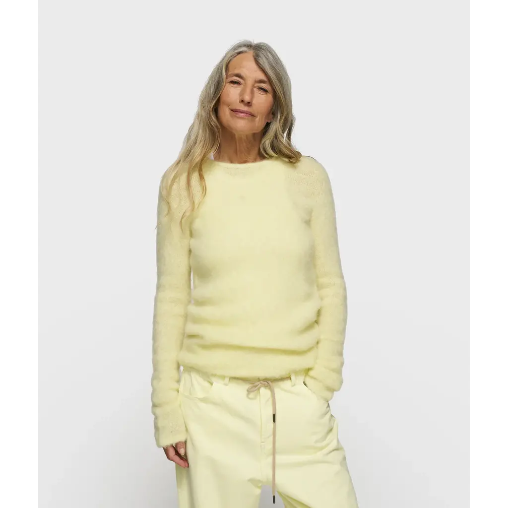 10 Days trui Soft Knit in pastel yellow
