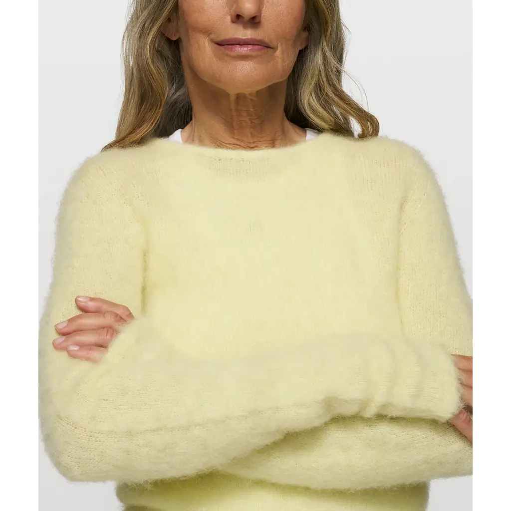 10 Days trui Soft Knit in pastel yellow