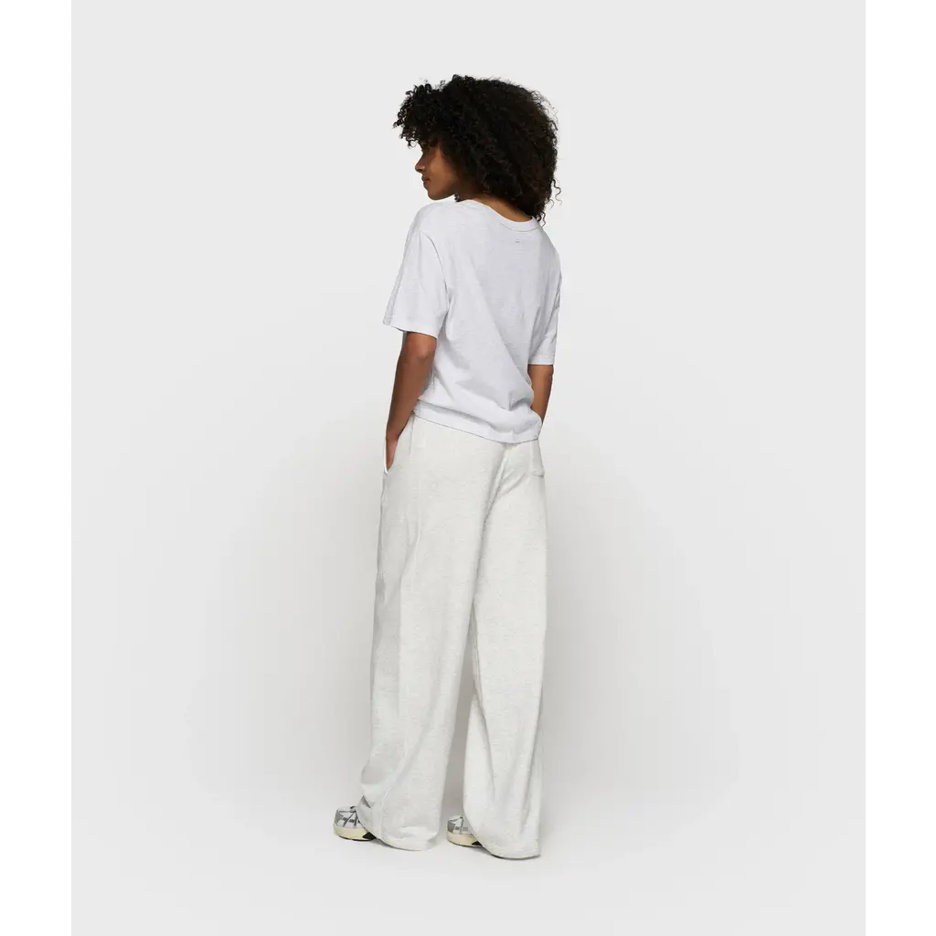10 Days crew neck t-shirt logo in white-grey melee