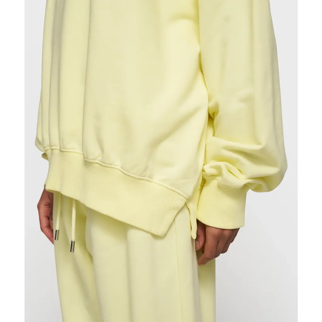 10 Days oversized sweater logo in pastel yellow