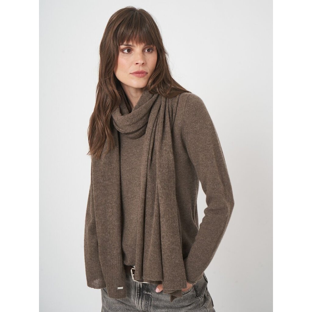 Repeat shawl 700506 in cacao
