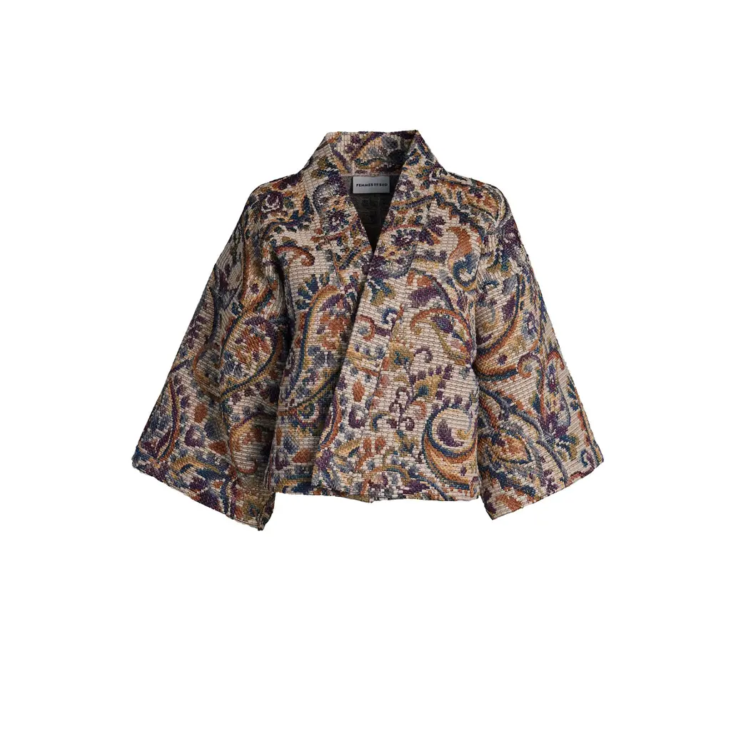 Femmes du Sud kimono Esmay Jacquard in mutlicolour