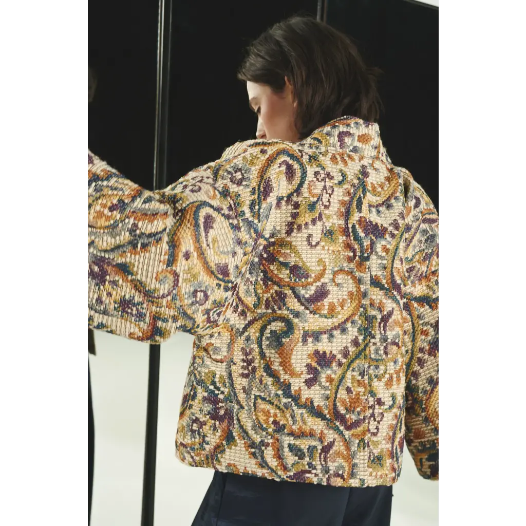 Femmes du Sud kimono Esmay Jacquard in mutlicolour
