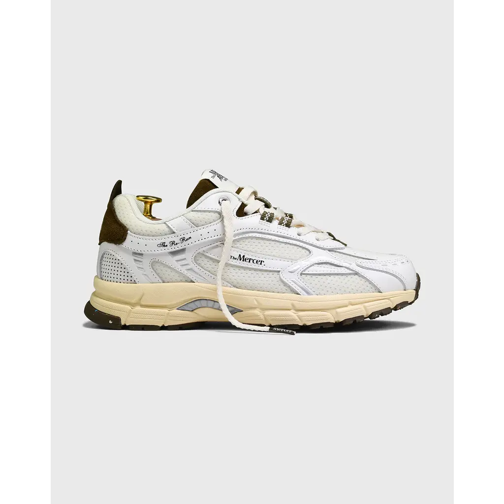 Mercer sneaker The Re-Run Vintage in white/brown